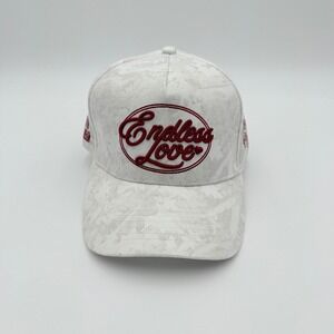 CITRUSY Endless Love Trucker Hat Women OS White Camo Cupid Romance Bridal NEW